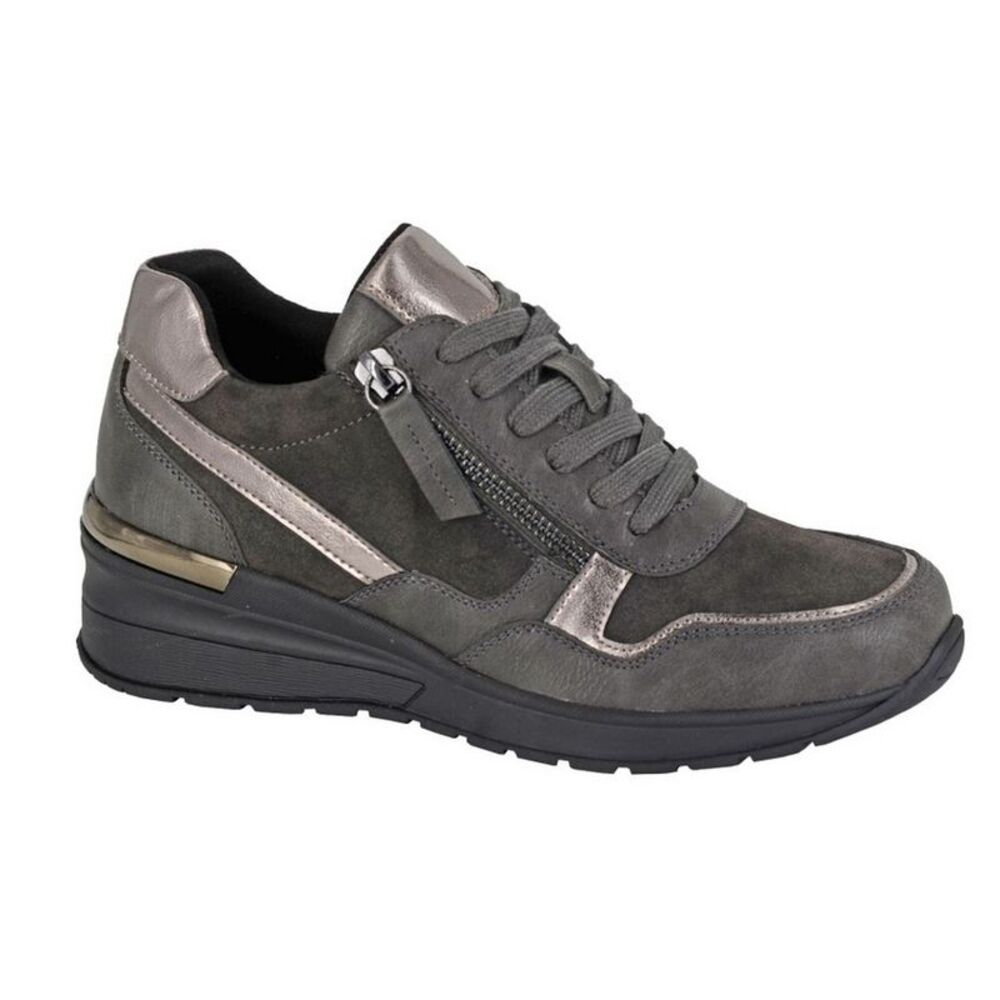 Cipriata Womens/Ladies Ada Glamour Sneakers / Gray/Pewter